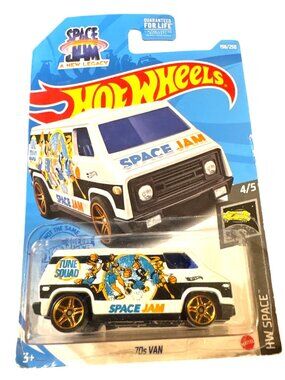 2/$12 Vintage Die Cast Hot Wheels 70s Van Space Jam Tune Squad HW Space Series